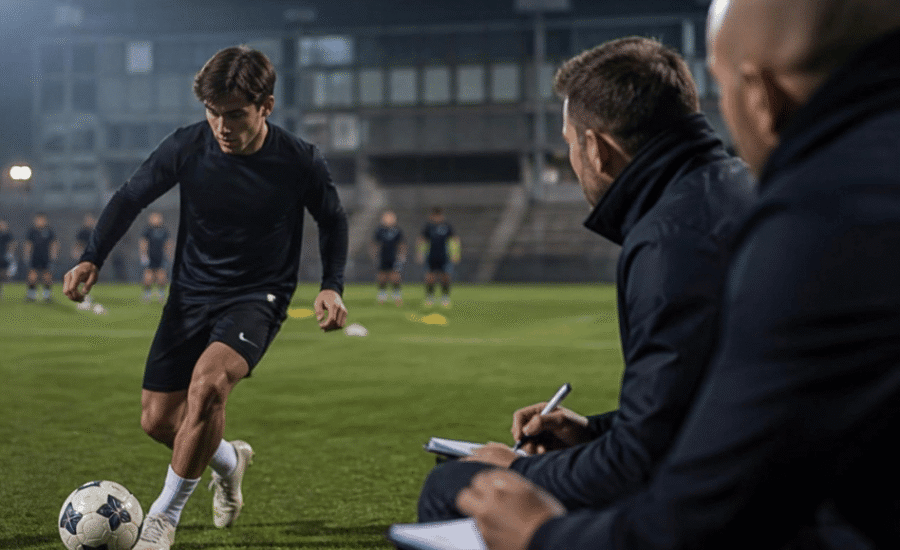 A FIFA-licensed agency explains how to get scouted: where scouts look, what they evaluate, how to build a profile that gets noticed, and mistakes to avoid.